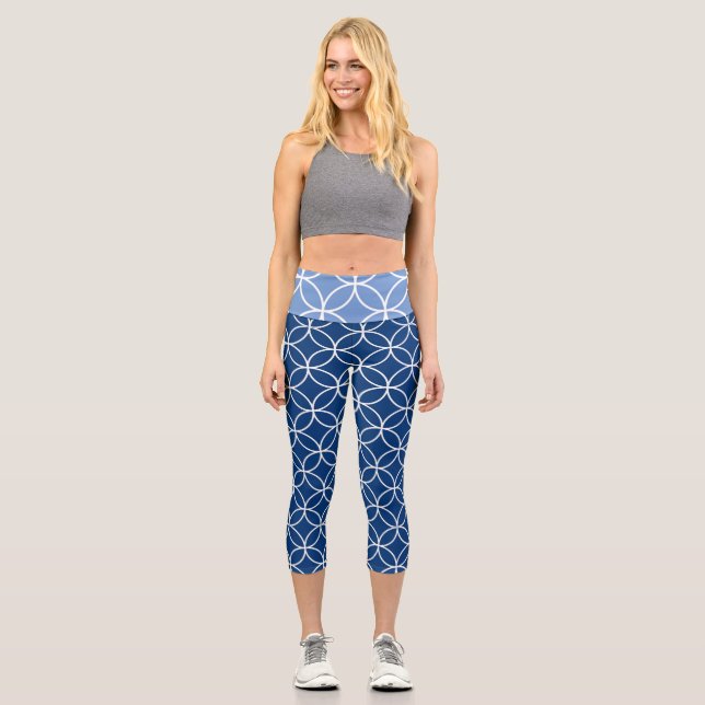 Interlocking Circles Capri Leggings (Front)