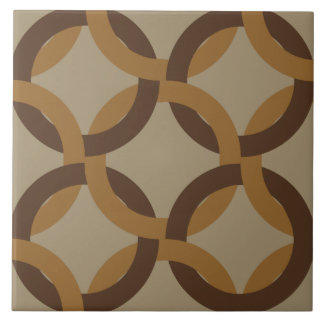 Interlocking circles tile