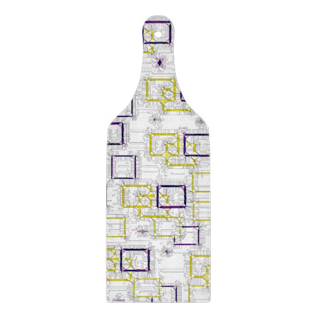 Interlocking Dimensions Cutting Board (Front)