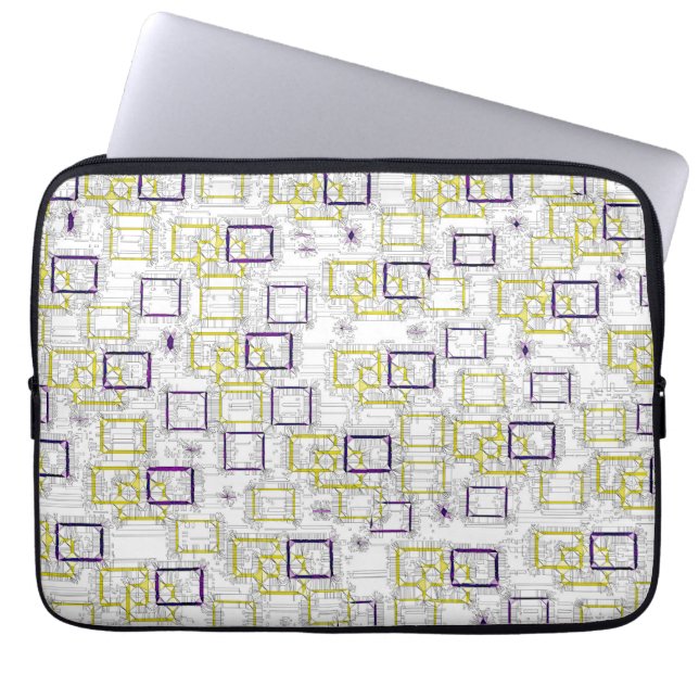 Interlocking Dimensions Laptop Sleeve (Front)