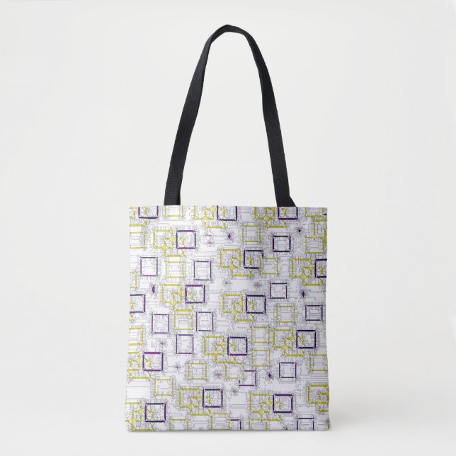 Interlocking Dimensions Tote Bag (Front)