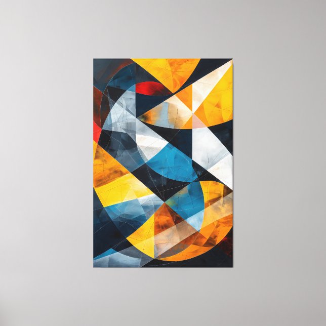 Interlocking Horizons of Light Canvas Print (Front)