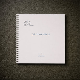 Interlocking Rings- Minimalist Union Notebook