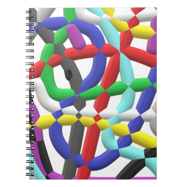 Interlocking tubes notebook (Front)