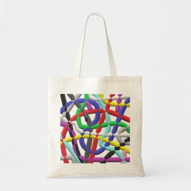 Interlocking tubes tote bag (Front)