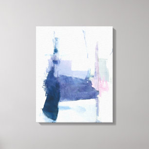 Interlude   Abstract In Blue Canvas Print