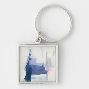 Interlude   Abstract In Blue Key Ring