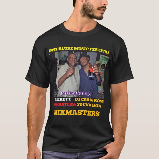 INTERLUDE MUSIC FESTIVAL Basic Dark T-Shirt (Front)