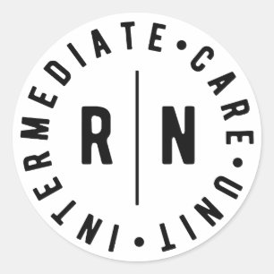 Intermediate Care Unit IMCU Classic Round Sticker