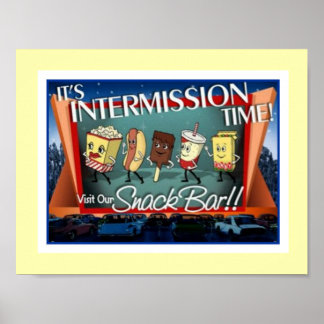 Intermission Snack Bar Poster