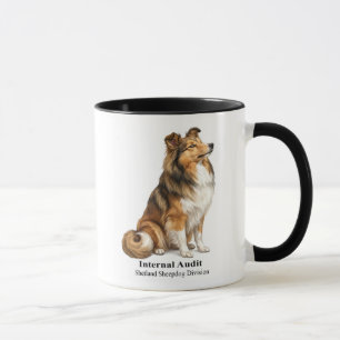 Internal Audit Sable Sheltie Mug