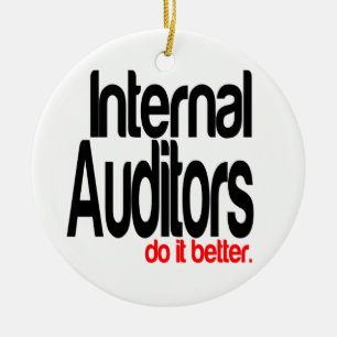 Internal Auditors Do It Better Ceramic Tree Decoration