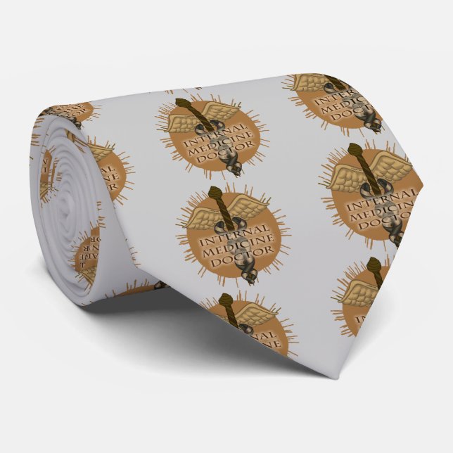 Internal medicine doctor  tie (Rolled)