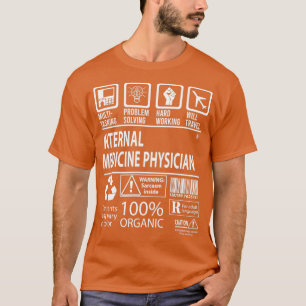 Internal Medicine Physician MultiTasking Certified T-Shirt