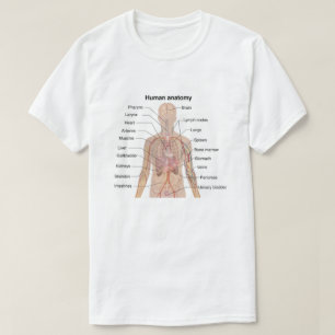 Internal Organs Human Body Anatomy Chart T-Shirt