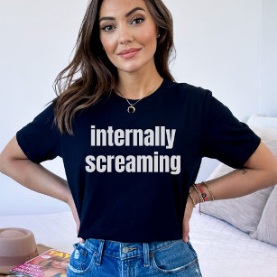 Internally Screaming, Social Anxiety Mental Health T-Shirt