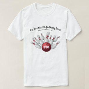 International 10-Pin Bowling Society 330 Game T-Shirt