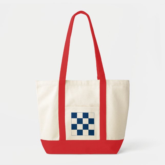 International Alphabet Flags N Tote Bag (Front)