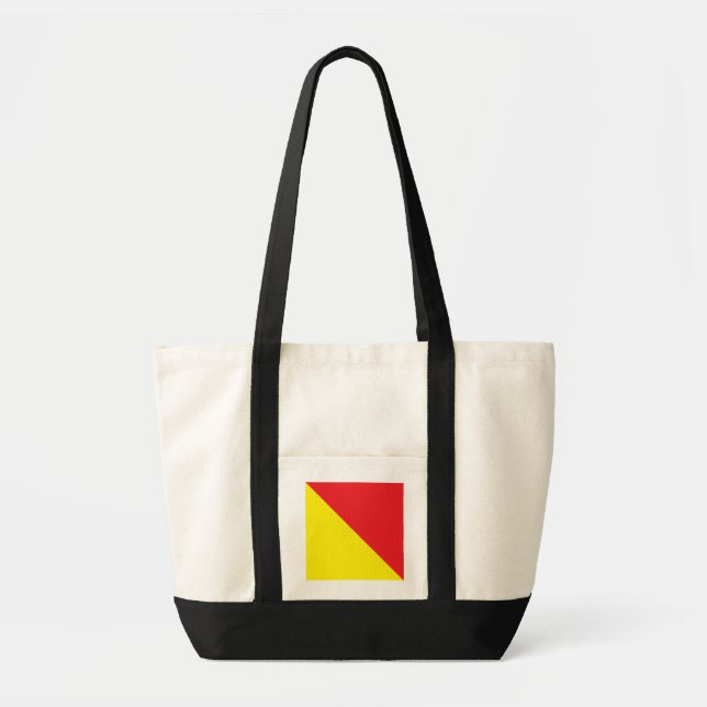 International Alphabet Flags O Tote Bag (Front)