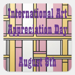 International Art Appreciation Day Sticker