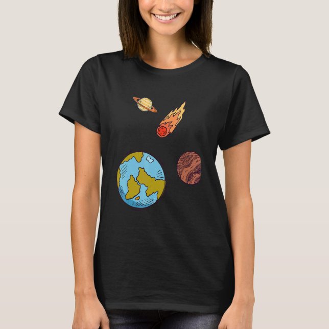 International Asteroid Day  Asteroid Day T-Shirt (Front)
