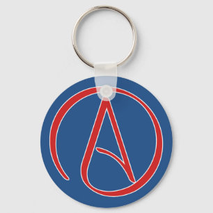International Atheist Symbol Key Ring