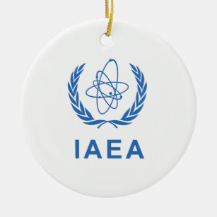 International Atomic Energy Agency flag  Ceramic Tree Decoration
