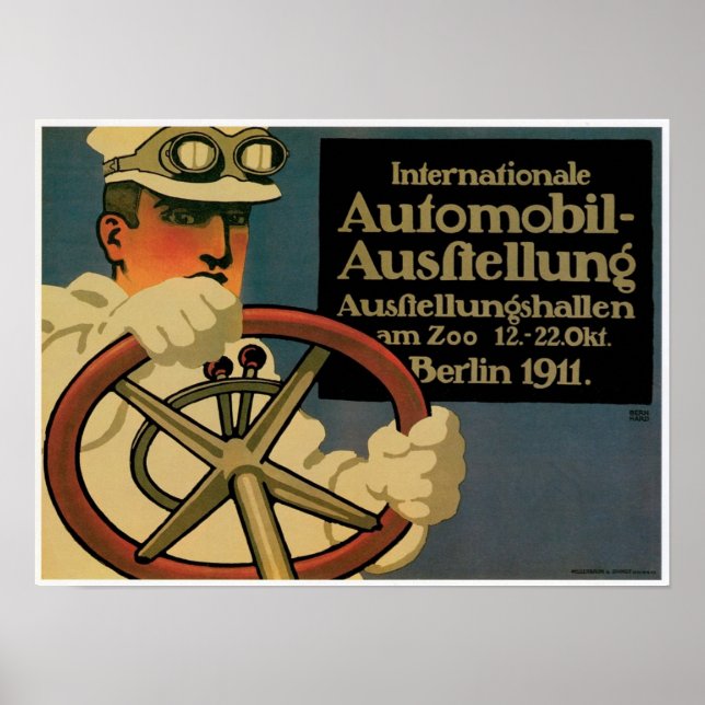 International Automobile Exhibition Poster (Front)