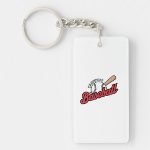 International Baseball Day Logo Key Ring