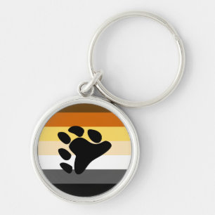 International Bear Brotherhood Pride Flag Key Ring