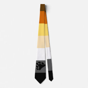 International Bear Brotherhood Pride Flag Tie