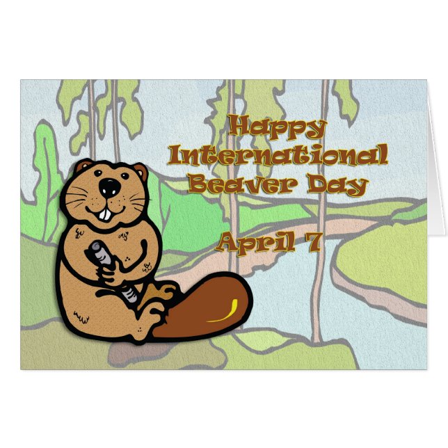 International Beaver Day April 7 (Front Horizontal)