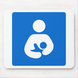 International Breastfeeding Symbol Mouse Mat