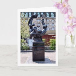 International Brigade Memorial at Jubilee Gardens Card