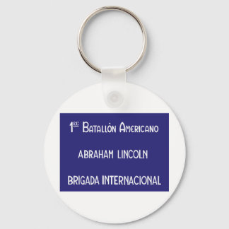 International Brigades Abraham Lincoln 1st Key Ring