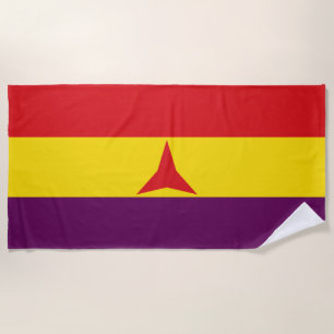 International Brigades Flag (Spanish Civil War) Beach Towel