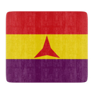 International Brigades Flag (Spanish Civil War) Cutting Board