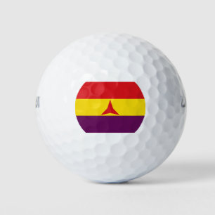 International Brigades Flag (Spanish Civil War) Golf Balls