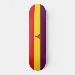 International Brigades Flag (Spanish Civil War) Skateboard