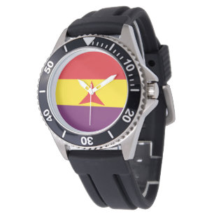 International Brigades Flag (Spanish Civil War) Watch