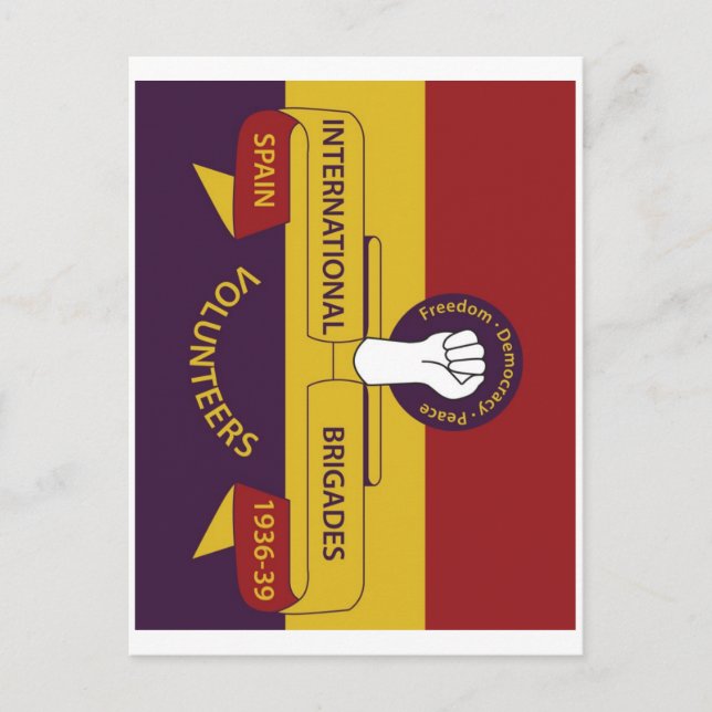 International Brigades Postcard (Front)