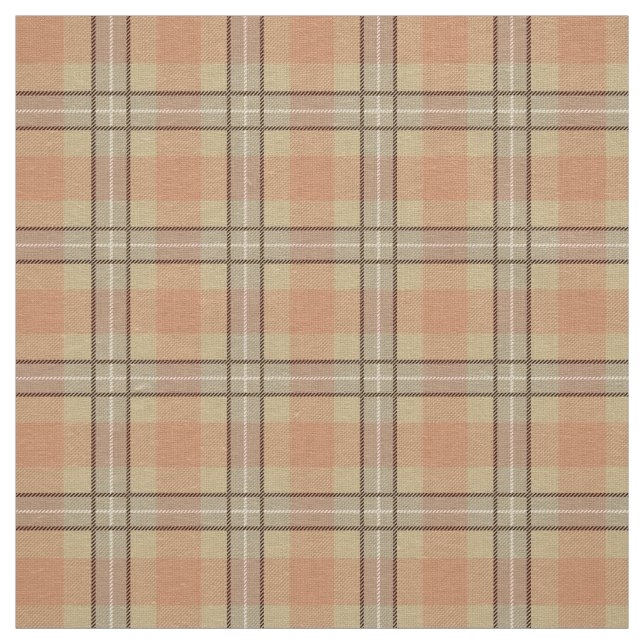 International British clan scottish pattern pink Fabric (Swatch)