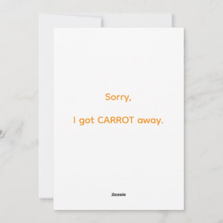 International Carrot Day Holiday Card