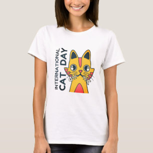 International Cat Day Cute Cat Lover T-Shirt