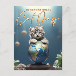 International Cat Day  Postcard