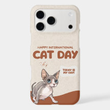 International Cat Day Sphynx Celebration Art