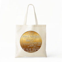 International Christmas Greeting Tote Bag 1