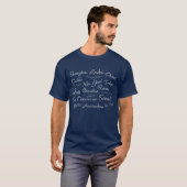 International Cities (New York,London,Paris,Dubai) T-Shirt (Front Full)