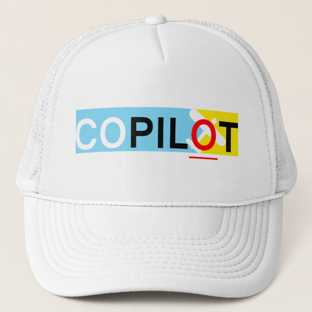 International Co-Pilot Trucker Hat (Front)