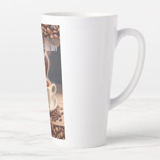 International Coffee Day Latte Mug (Right)